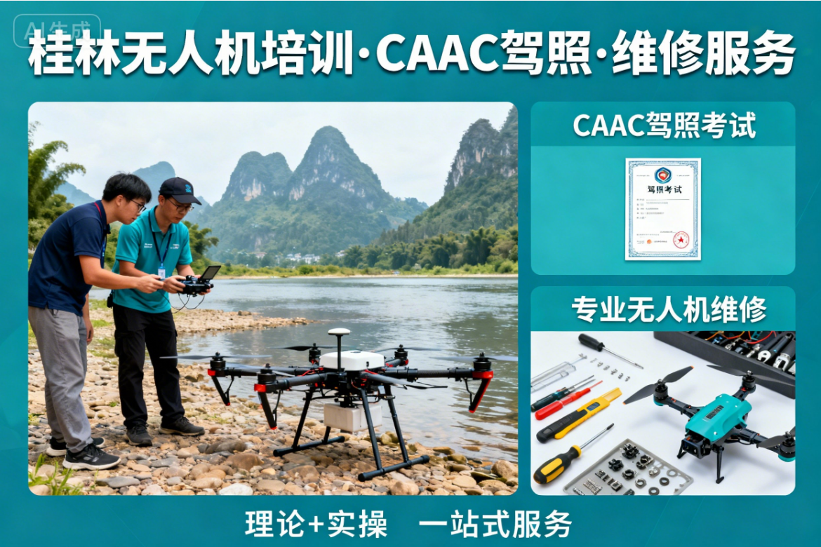 桂林CAAC无人机执照培训：持证翱翔，用全新视角记录山水甲天下