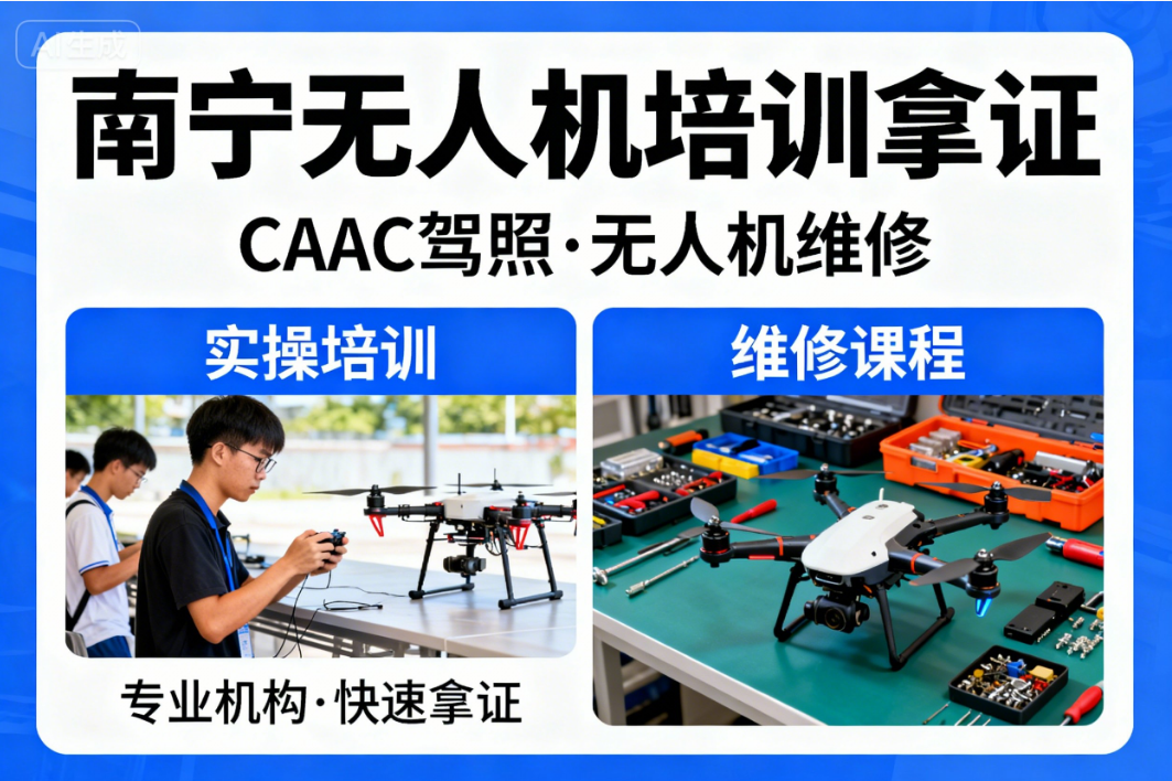 解锁天空，持证翱翔：南宁CAAC无人机培训，开启你的高薪职业新航道！