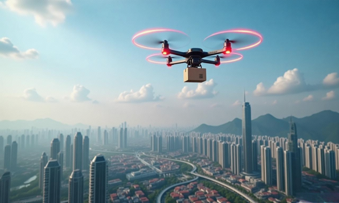 "空中快递"20分钟送达！中国首个低空经济生态圈在深圳成型(图1)